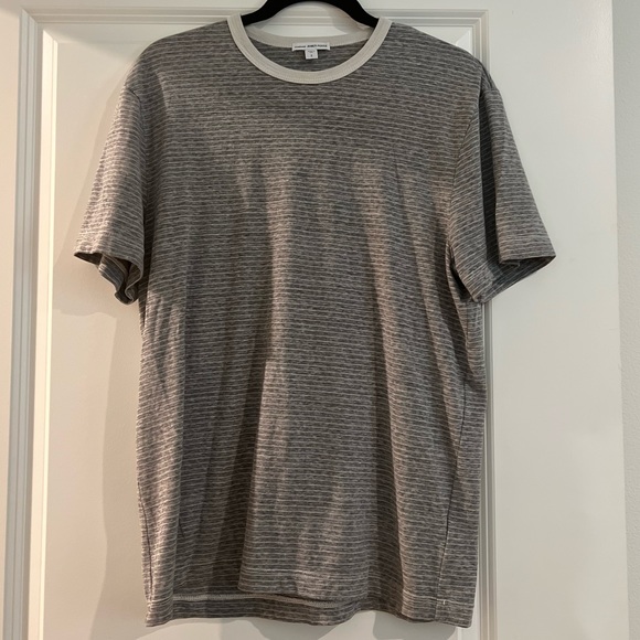 Mens James Perse T-shirt In Grey